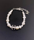Pearl Bracelet in Gold-Tone – Pearl Detail – Design 003 main product view