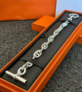 Toggle Bracelet in Polished Metal-Tone – Toggle Detail – Design 002 main product view