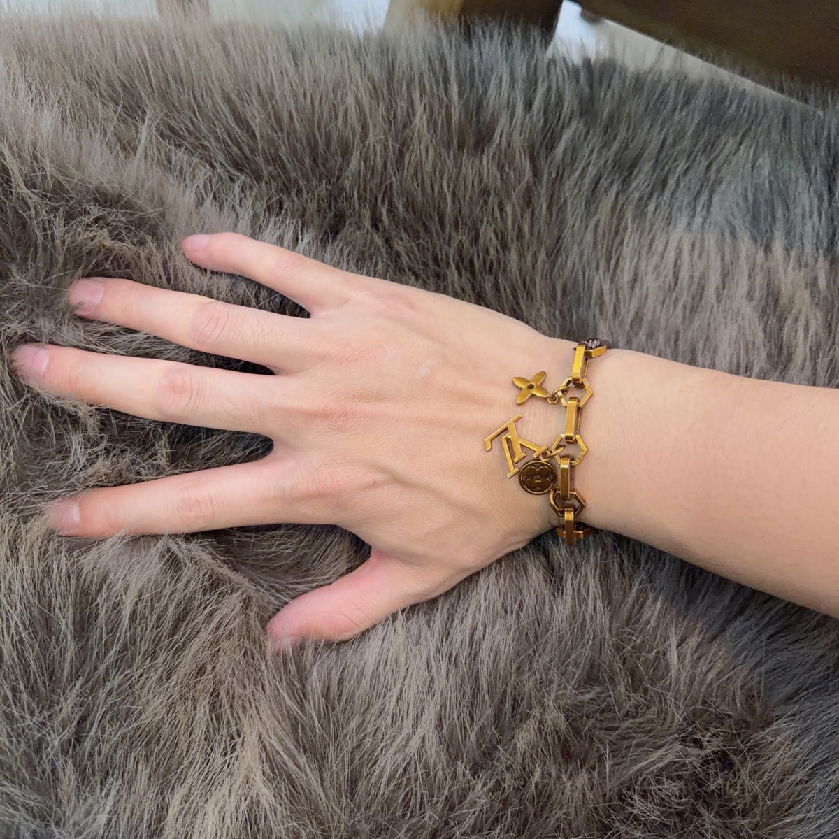 Geometric Emblem Leather-Detail Bracelet – Leather Detail – Design 014 main product view