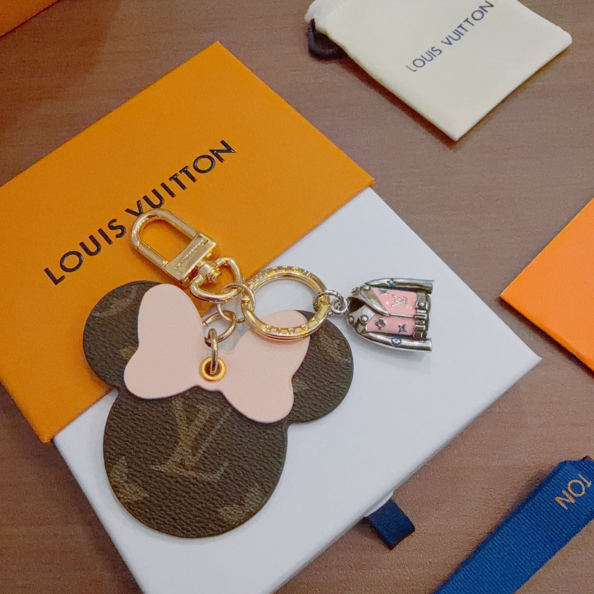 Bag Motif Keychain – Bag Detail – Design 106 side detail