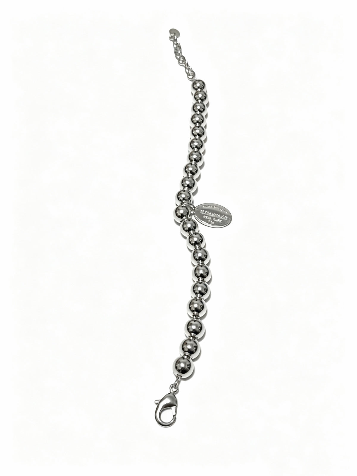 Signature Motif Bracelet in Silver-Tone – Vintage Detail – Design 86 front product view