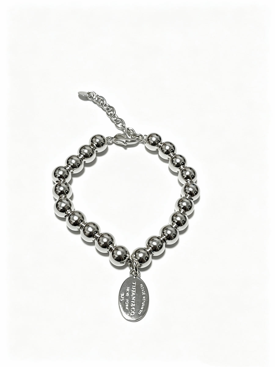 Signature Motif Bracelet in Silver-Tone – Vintage Detail – Design 86 main product view