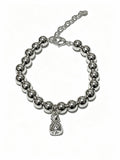 Signature Motif Bracelet in Silver-Tone – Vintage Detail – Design 85 main product view