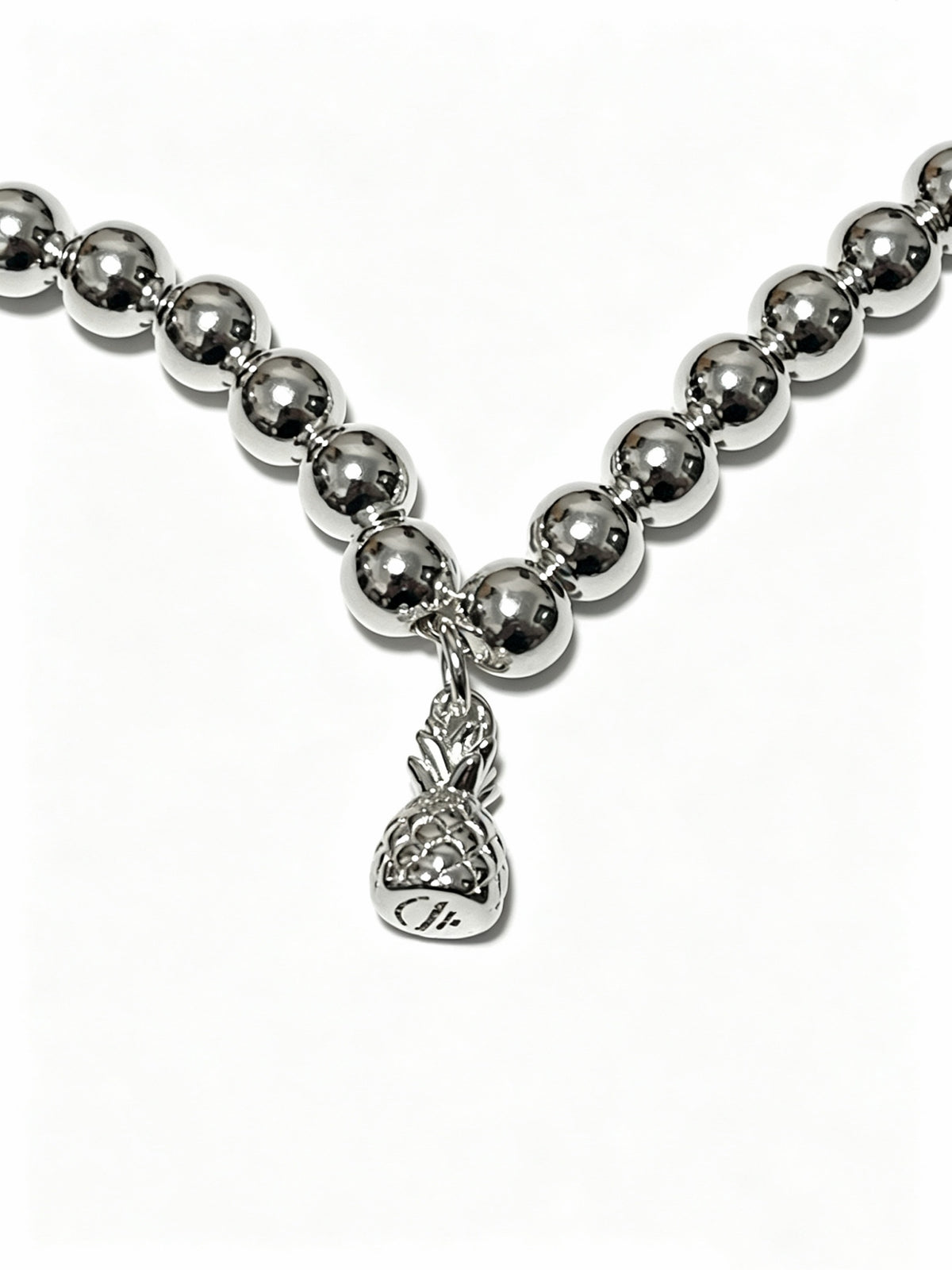 Signature Motif Bracelet in Silver-Tone – Vintage Detail – Design 85 front product view