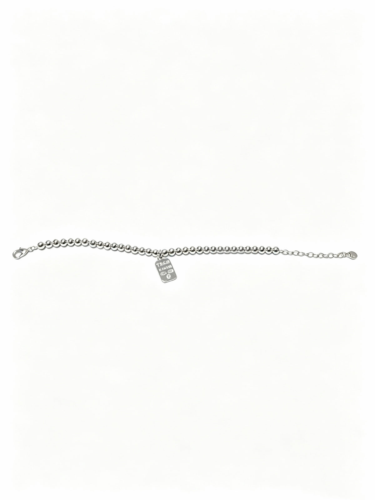 Signature Motif Bracelet in Silver-Tone – Vintage Detail – Design 83 detail view