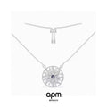 Adjustable Spike Pendant Necklace in Silver-Tone main product view