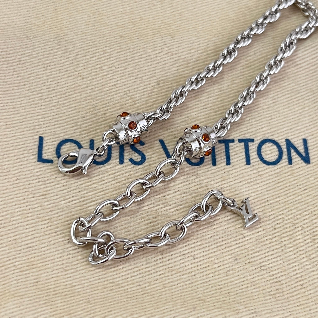 Geometric Emblem Pendant Necklace in Polished Metal-Tone – Design 035 detail view