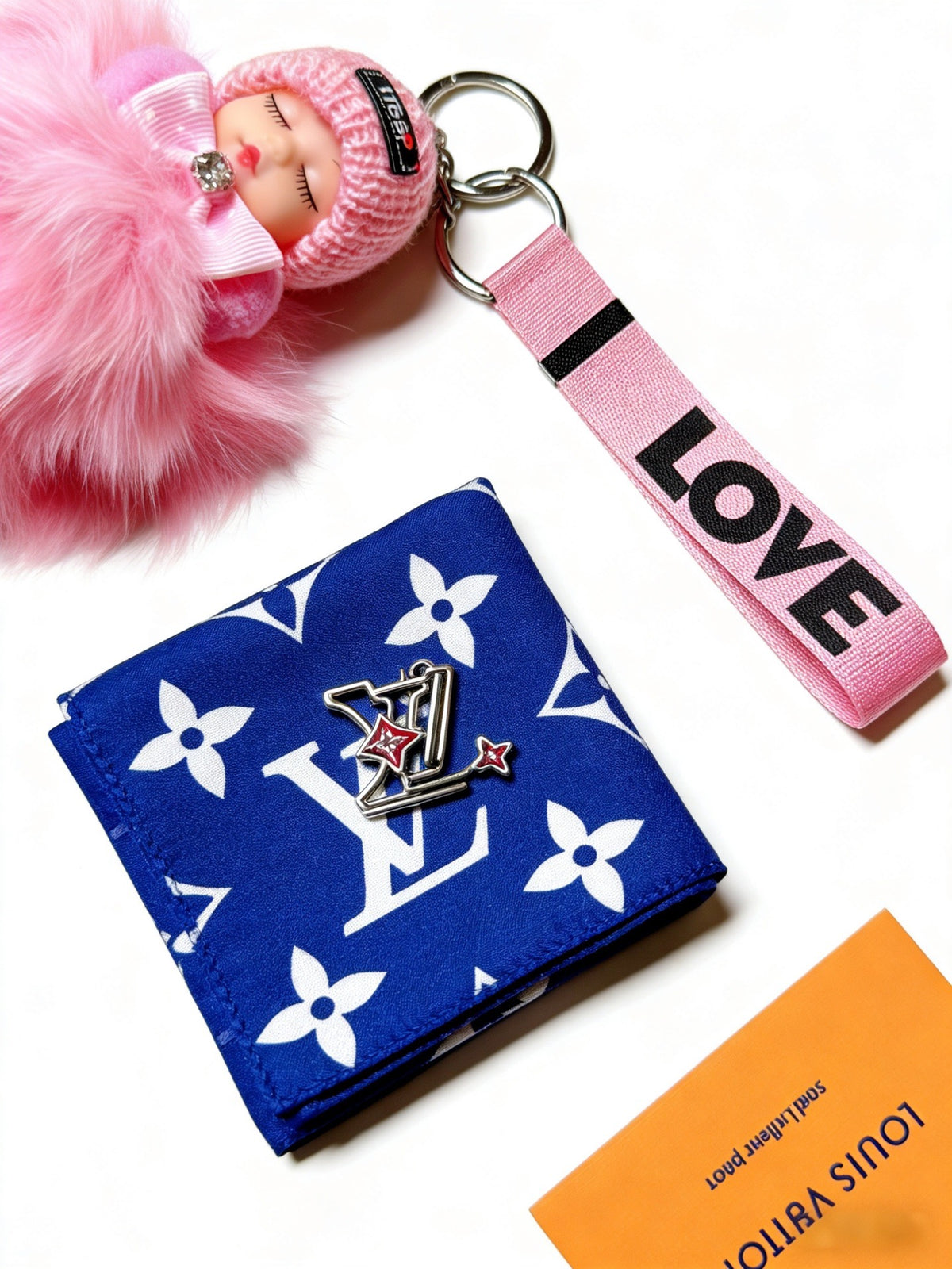Bag Motif Keychain – Bag Detail – Design 103 side detail