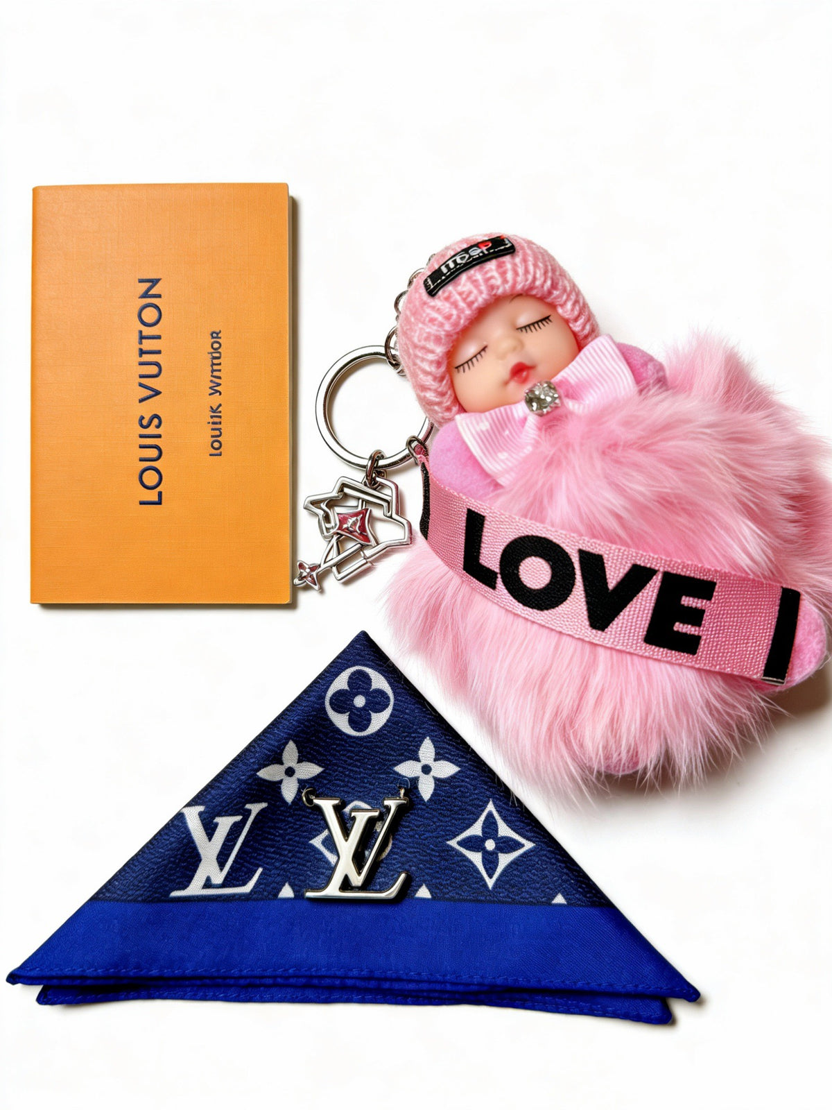 Bag Motif Keychain – Bag Detail – Design 103 front product view