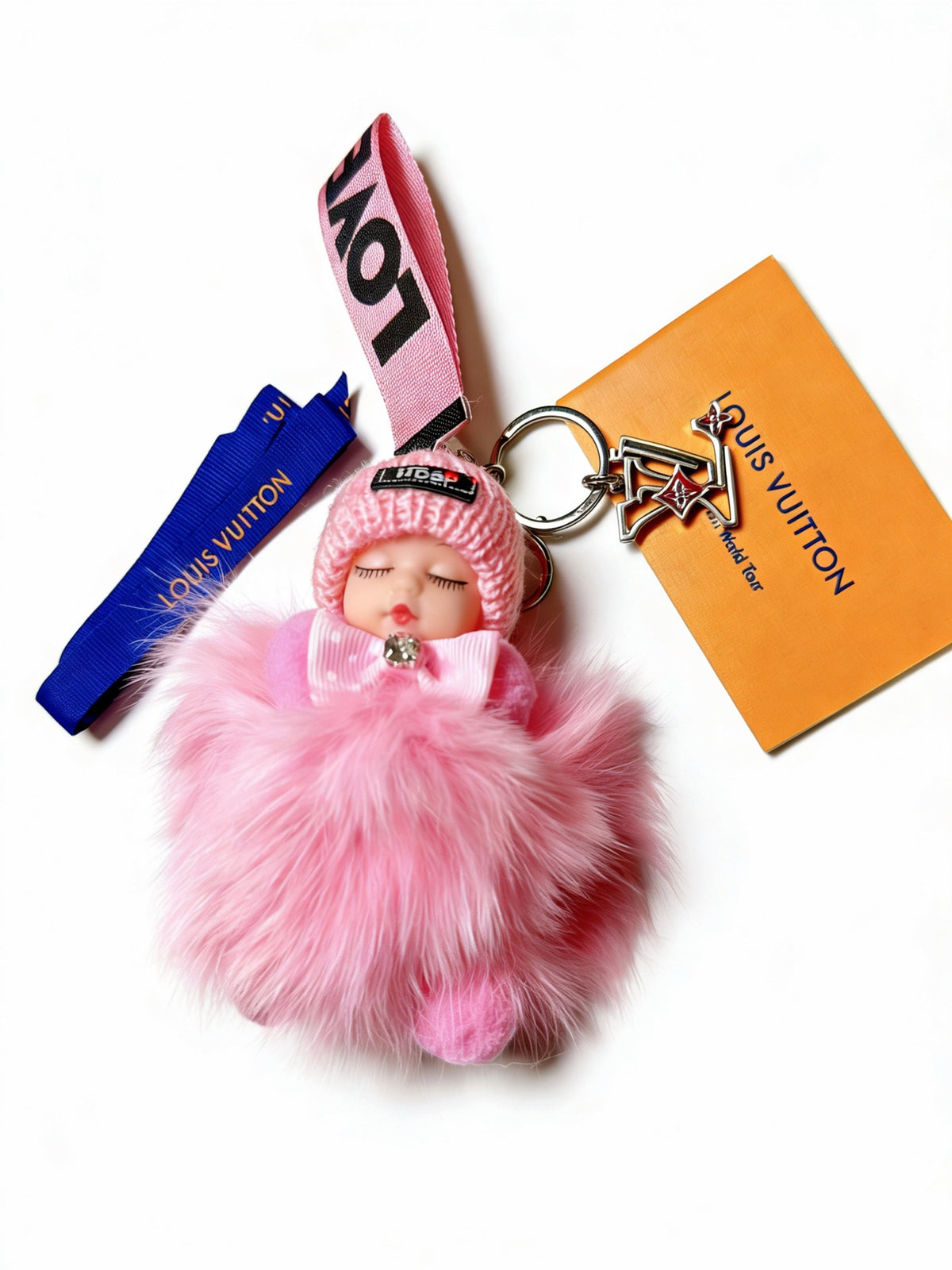 Bag Motif Keychain – Bag Detail – Design 103 close-up detail