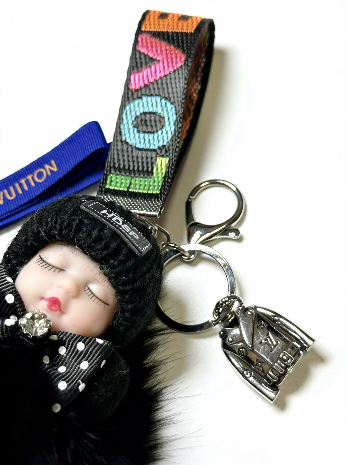 Bag Motif Keychain – Bag Detail – Design 102 front product view
