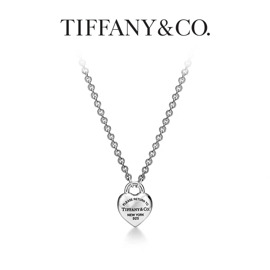 Signature Motif Pendant Necklace in Silver-Tone – Design 37 main product view
