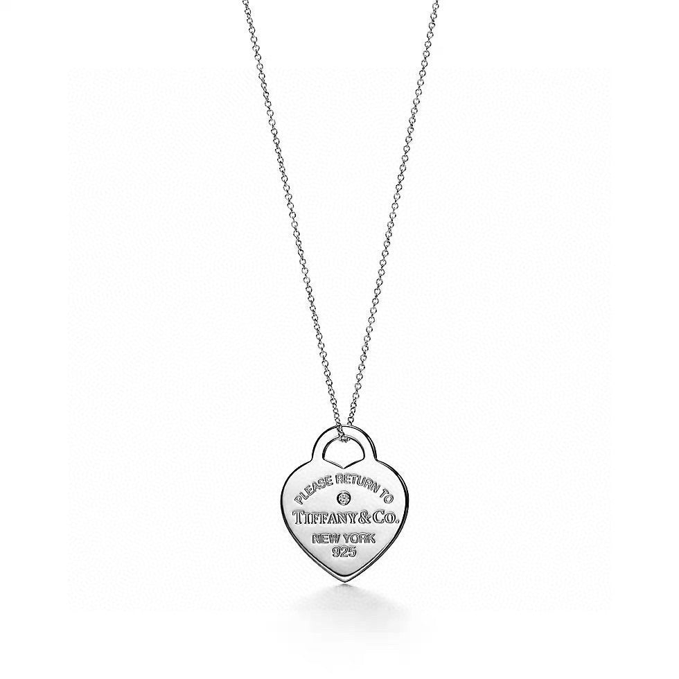 Signature Motif Pendant Necklace in Silver-Tone – Vintage Detail – Design 35 front product view