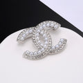 Signature Emblem Brooch in Silver-Tone – Design 004 main product view
