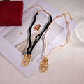 Signature Emblem Pendant Necklace in Polished Metal-Tone – Design 09 main product view