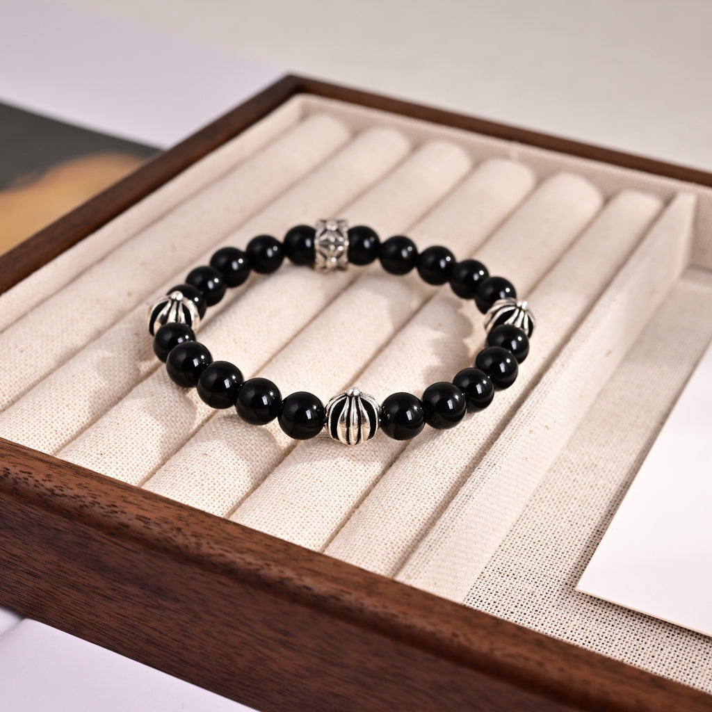 Cross Statement Bracelet in Metal-Tone – Design 19 side detail