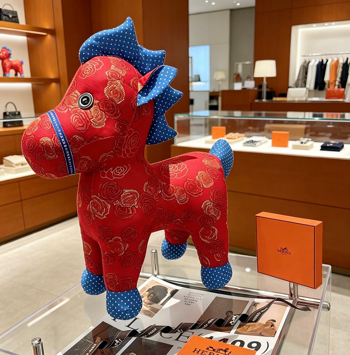 Horse Plush Figure – Design 004 main product view