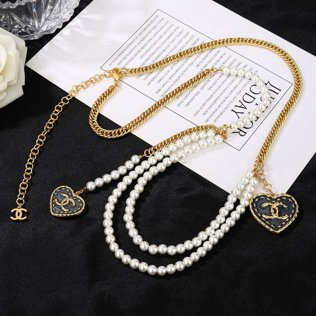 Signature Emblem Jewelry Accessory in Polished Metal-Tone – Design 074 main product view