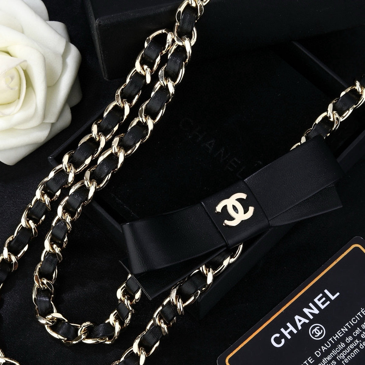 Signature Emblem Jewelry Accessory in Polished Metal-Tone – Design 072 close-up detail