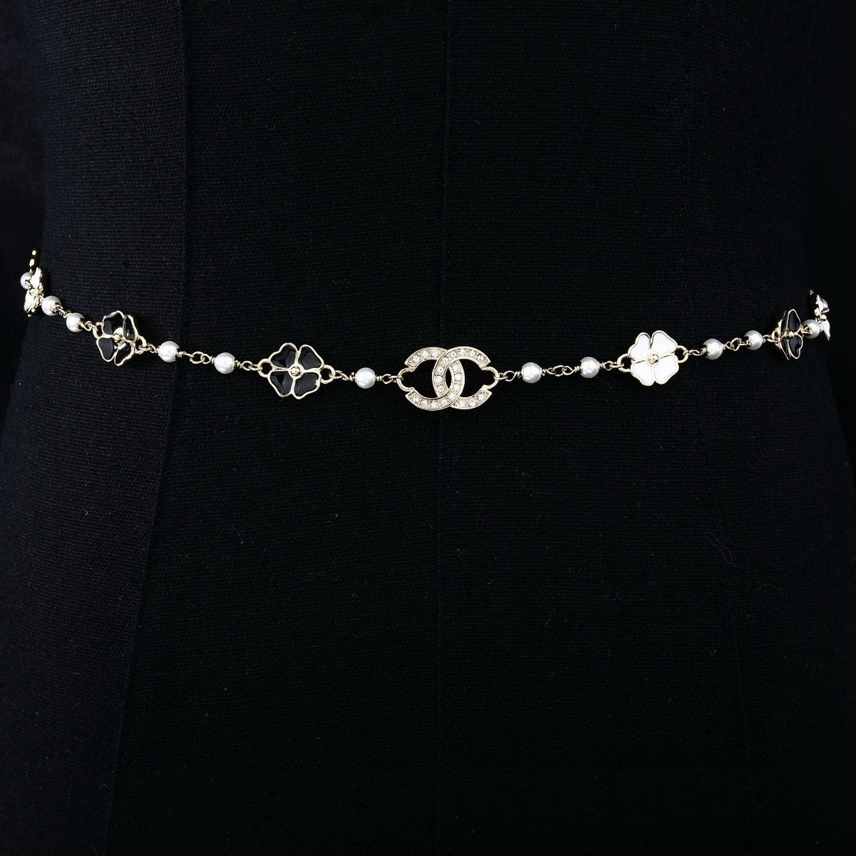 Signature Emblem Jewelry Accessory in Polished Metal-Tone – Design 071 front product view