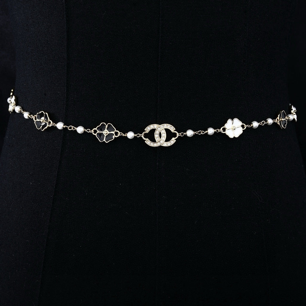 Signature Emblem Jewelry Accessory in Polished Metal-Tone – Design 076 front product view