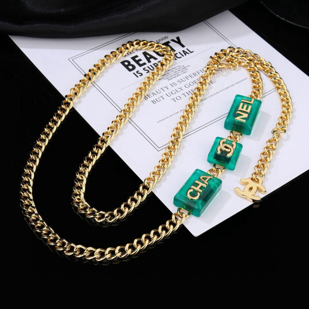Signature Emblem Jewelry Accessory in Gold-Tone – Design 036 main product view