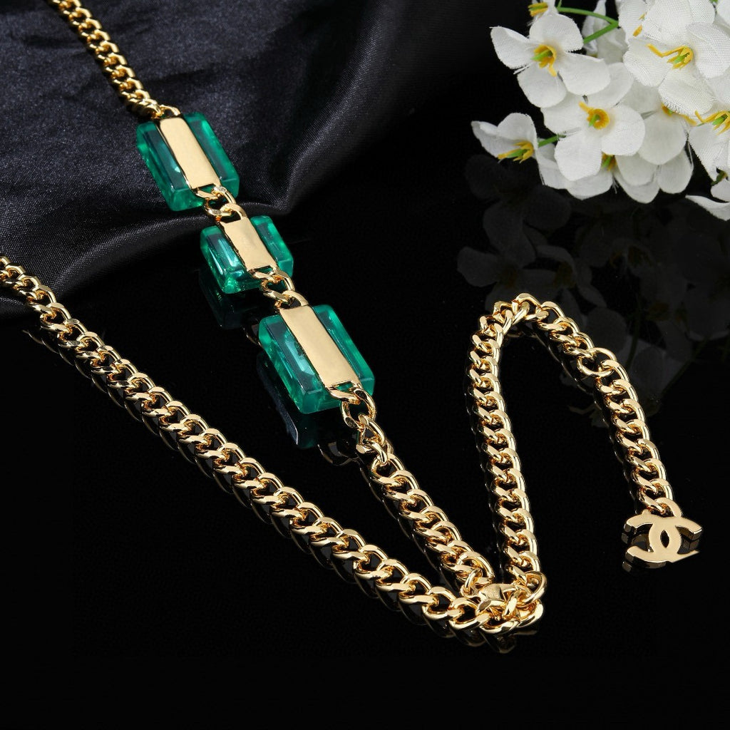 Signature Emblem Jewelry Accessory in Gold-Tone – Design 036 main product view