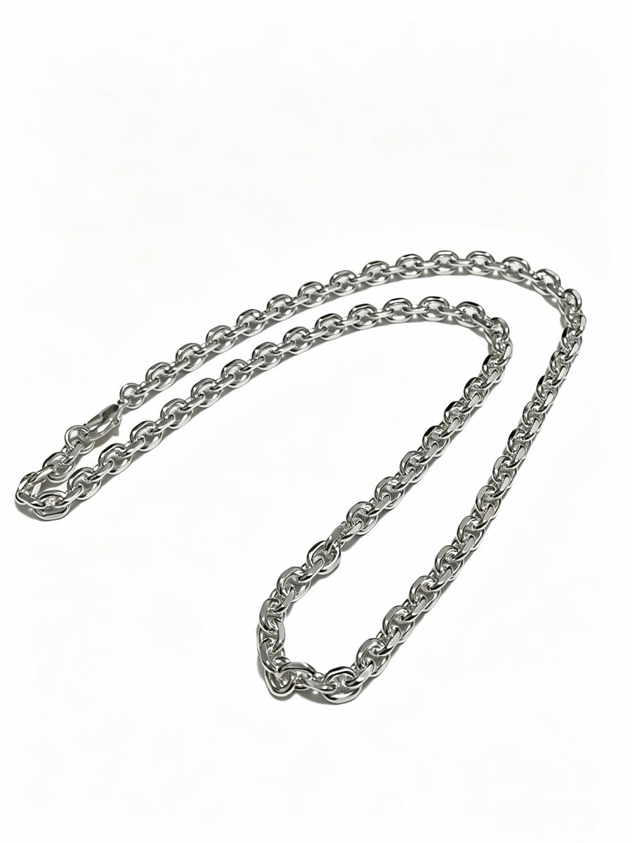 Signature Motif Pendant Necklace in Silver-Tone – Vintage Detail – Design 51 main product view
