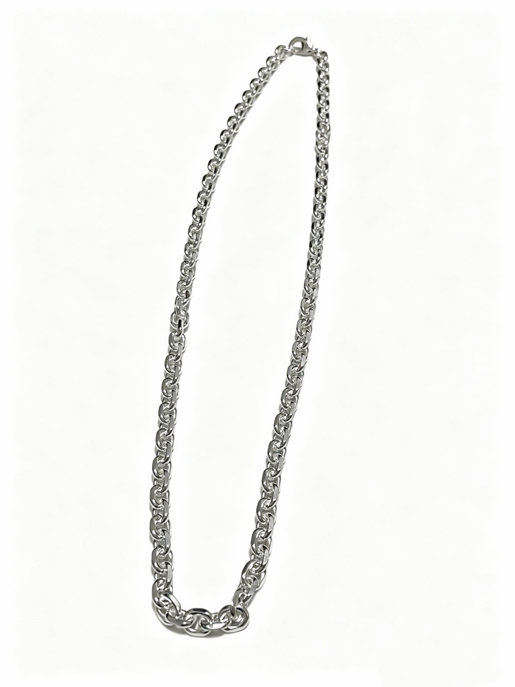Signature Motif Pendant Necklace in Silver-Tone – Vintage Detail – Design 51 front product view