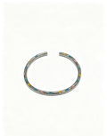 Signature Motif Bangle in Silver-Tone main product view
