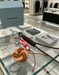Key Jewelry Accessory in Polished Metal-Tone – Design 051 main product view