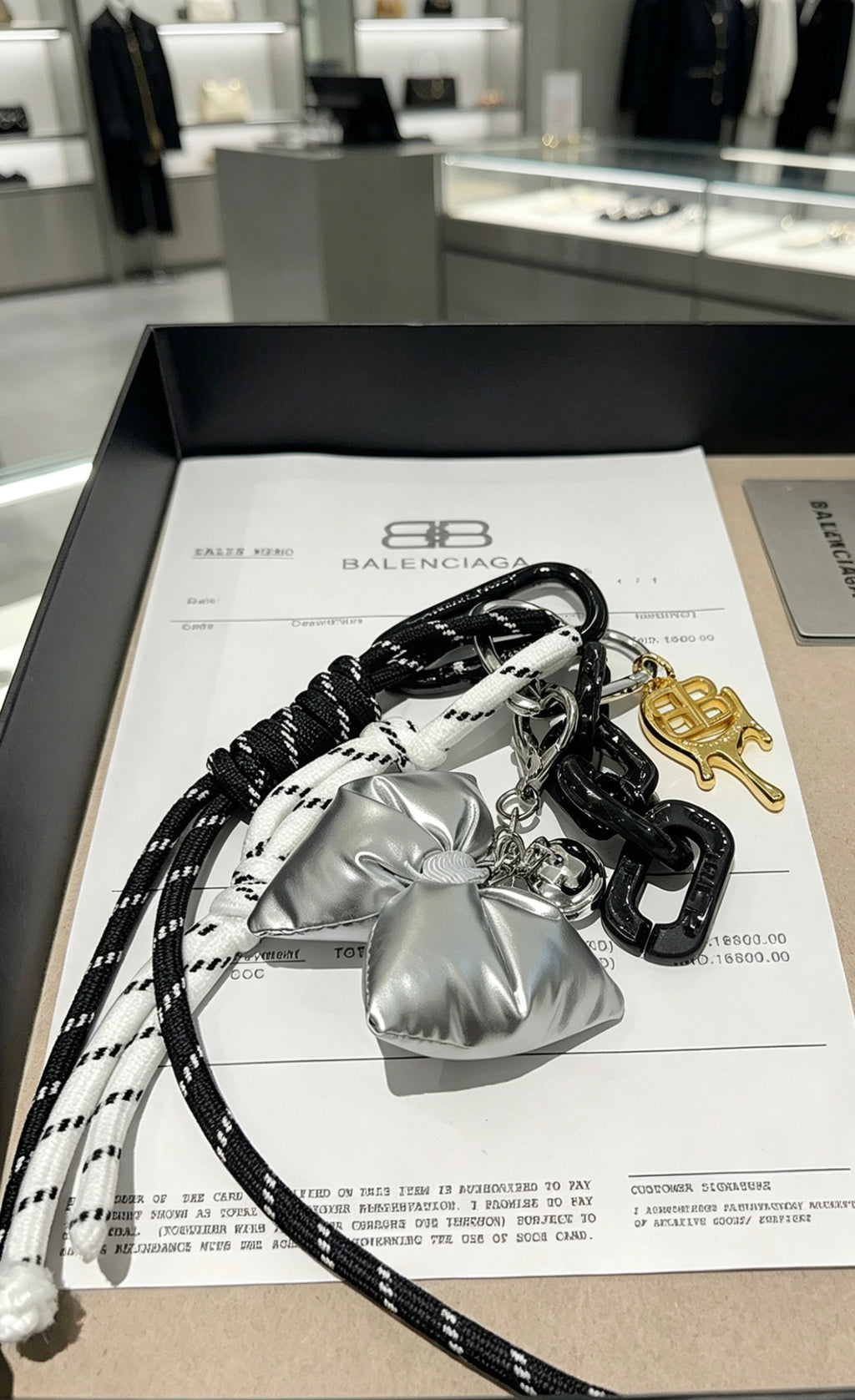 Key Jewelry Accessory in Polished Metal-Tone – Design 041 styled product view