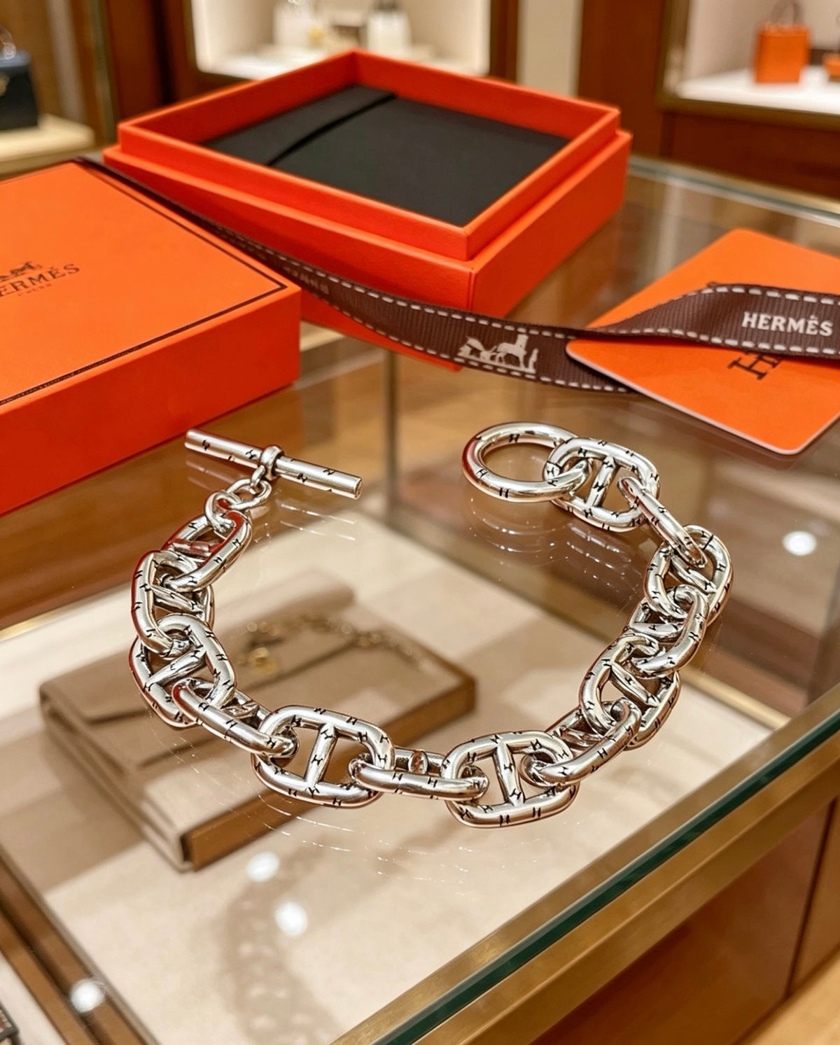 Horse Bracelet in Silver-Tone – Design 002 front product view