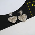 Signature Emblem Stud Earrings in Gold-Tone – Design 014 main product view