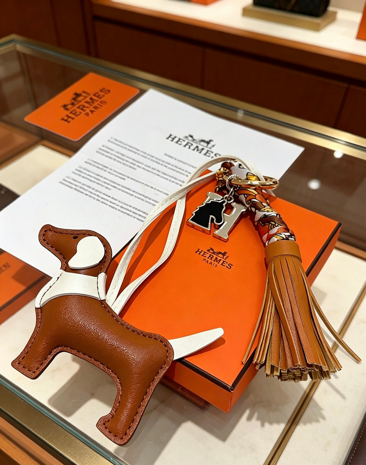 Horse Keychain in Silver-Tone – Design 089 front product view