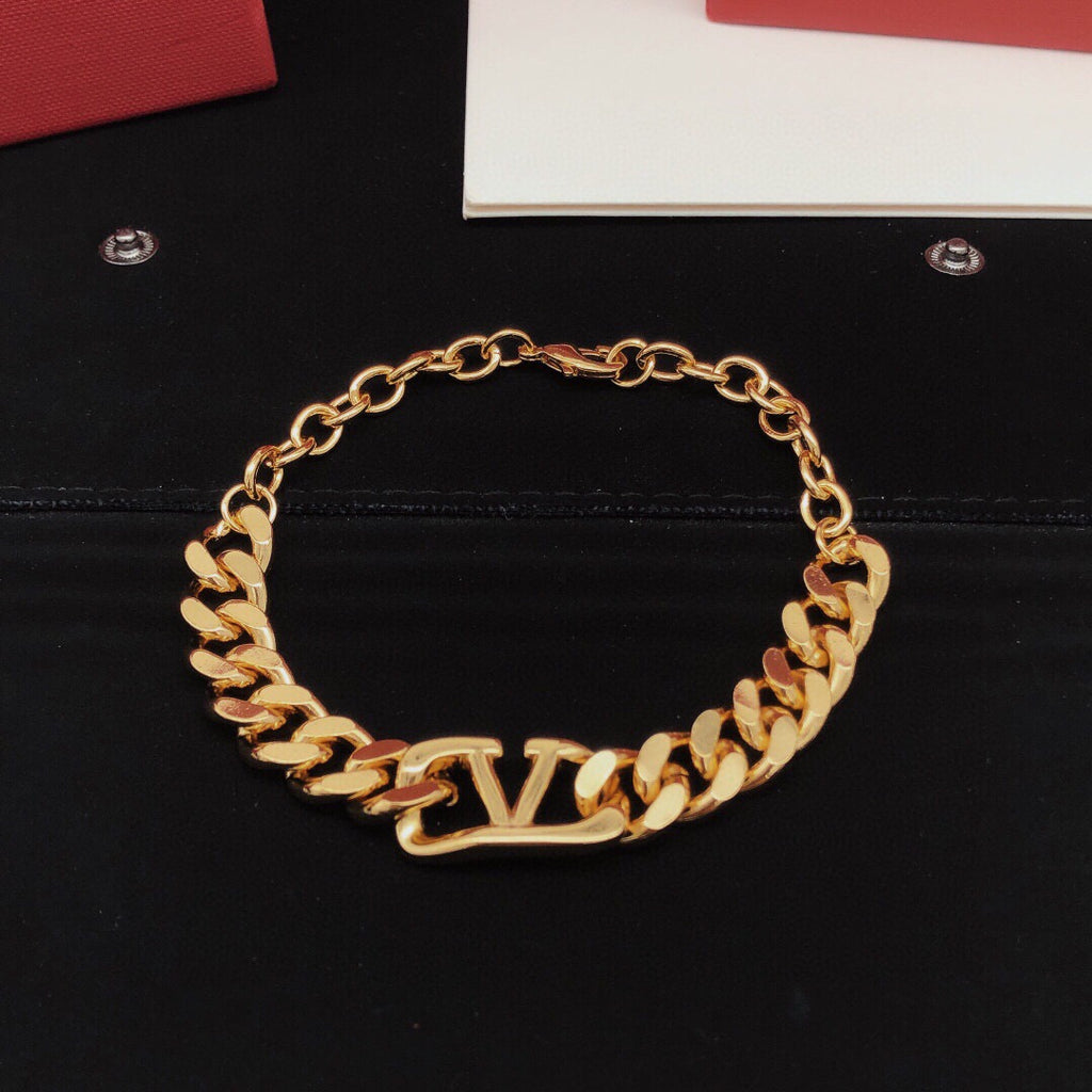 Signature Emblem Pendant Necklace in Gold-Tone – Design 03 main product view
