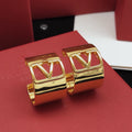 Round Statement Earrings in Gold-Tone – Design 02 main product view
