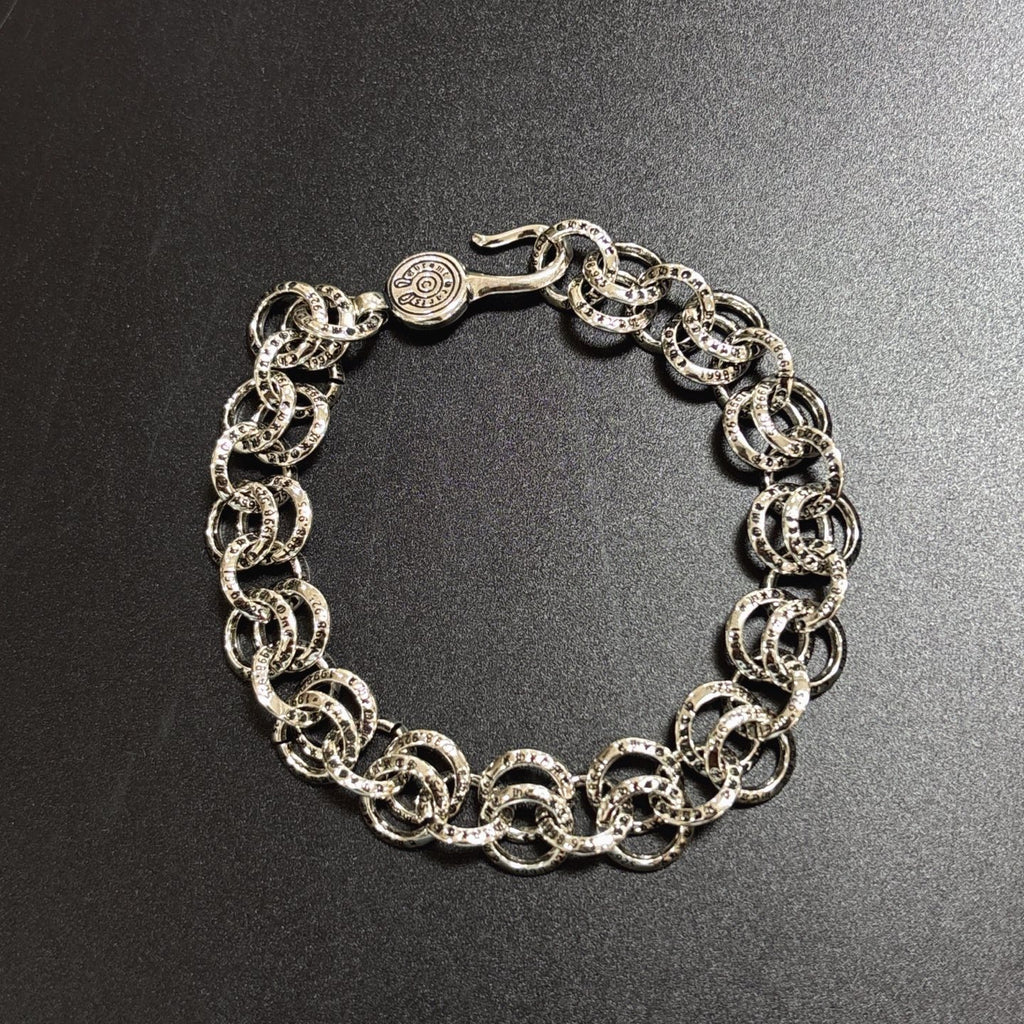 Gothic Emblem Statement Bracelet in Metal-Tone – Design 08 main product view