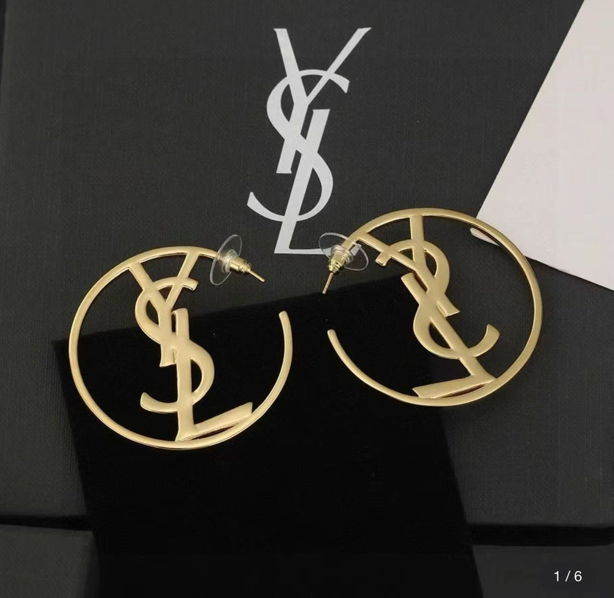 Geometric Emblem Brooch in Gold-Tone – Design 004 main product view