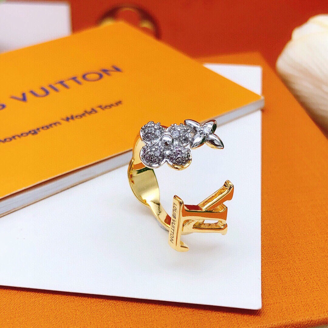 Geometric Emblem Statement Ring in Gold-Tone – Design 003 main product view