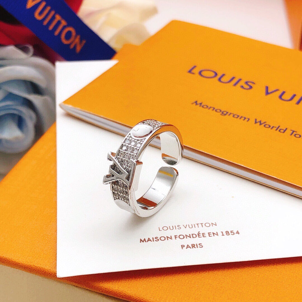 Geometric Emblem Statement Ring in Gold-Tone – Design 001 main product view