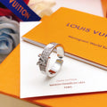Geometric Emblem Statement Ring in Gold-Tone – Design 001 main product view