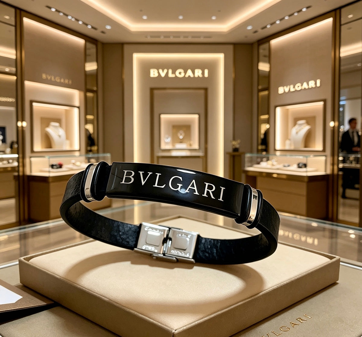 Horse Braided Bracelet in Silver-Tone – Braided Detail – Design 004 detail view