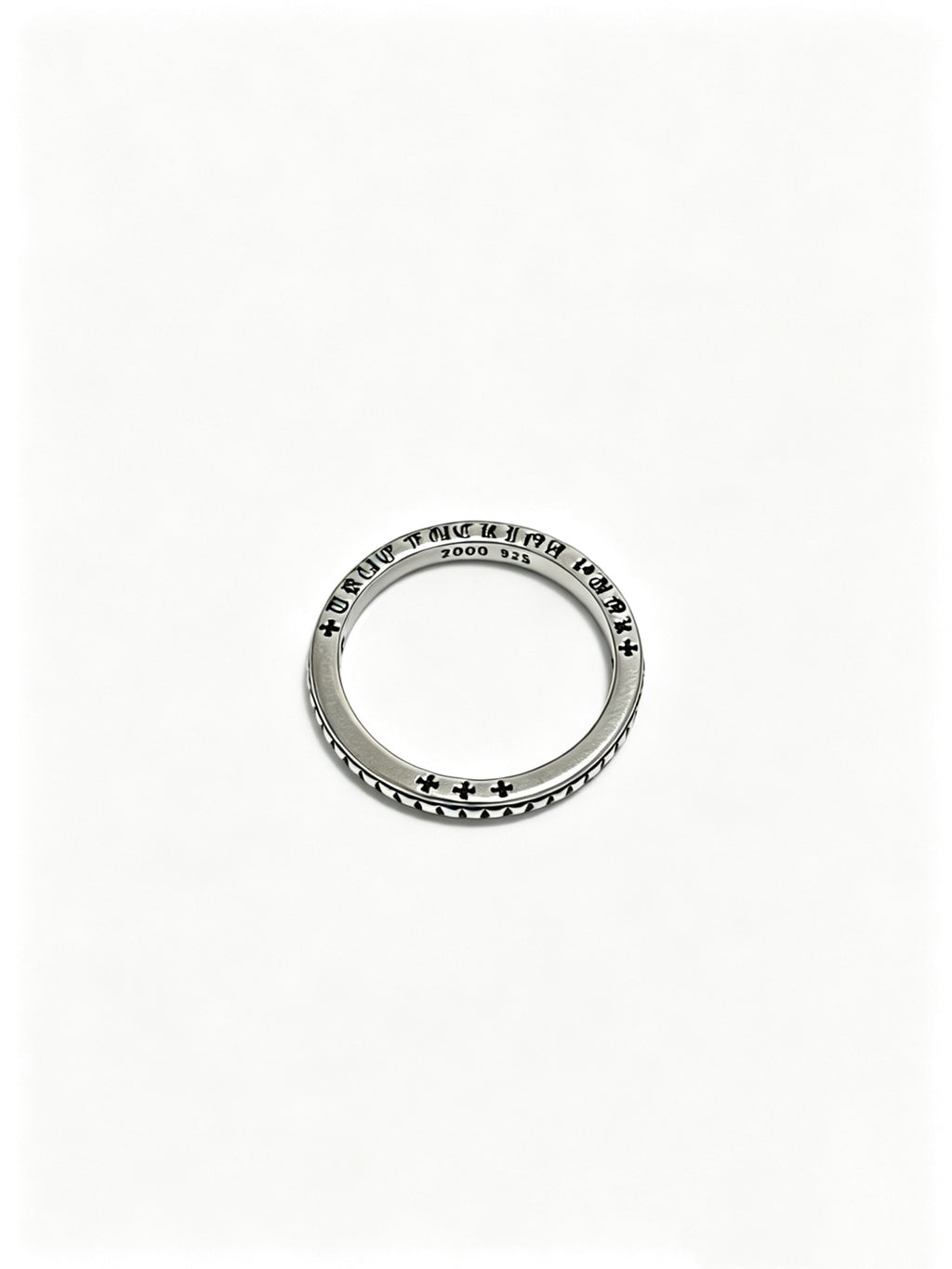 Cross Statement Ring in Metal-Tone – Design 11 front product view