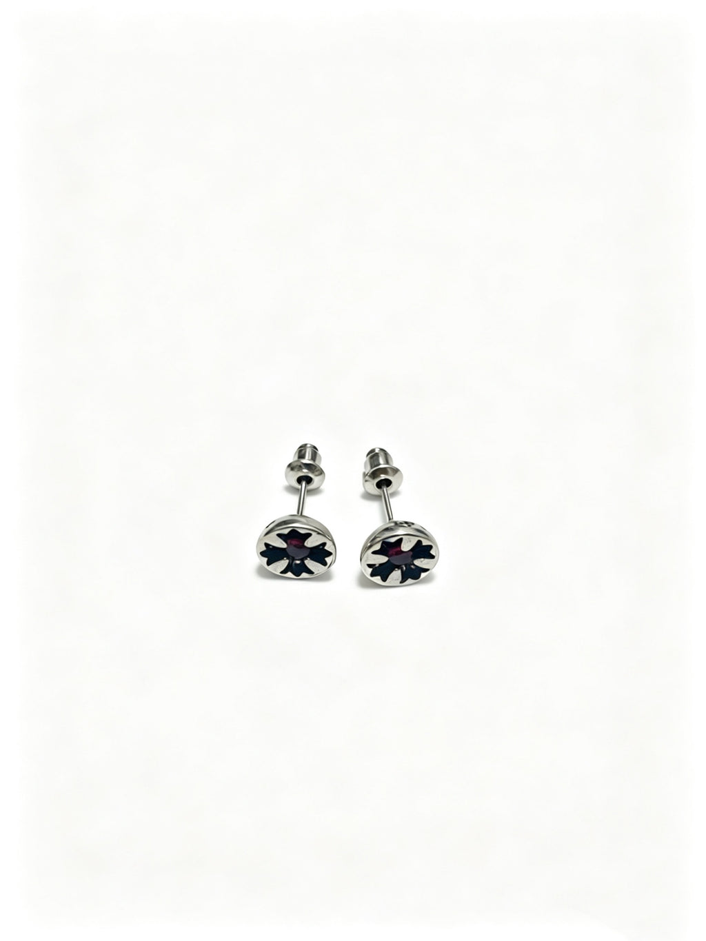 Cross Statement Earrings in Metal-Tone – Design 02 main product view
