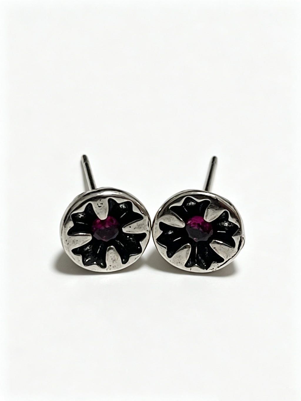 Cross Statement Earrings in Metal-Tone – Design 02 styled product view
