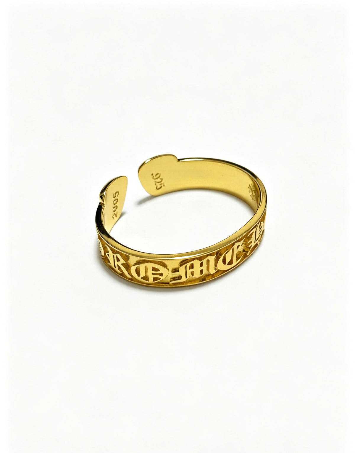 Cross Statement Bracelet in Metal-Tone – Design 04 close-up detail