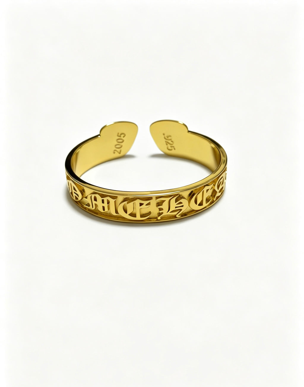 Cross Statement Bracelet in Metal-Tone – Design 04 front product view