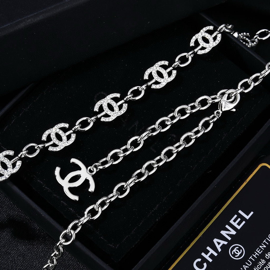 Signature Emblem Jewelry Accessory in Polished Metal-Tone – Design 019 styled product view