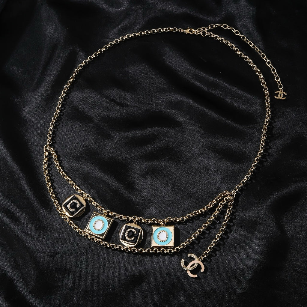 Signature Emblem Jewelry Accessory in Polished Metal-Tone – Design 018 detail view